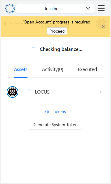 Confirm open account