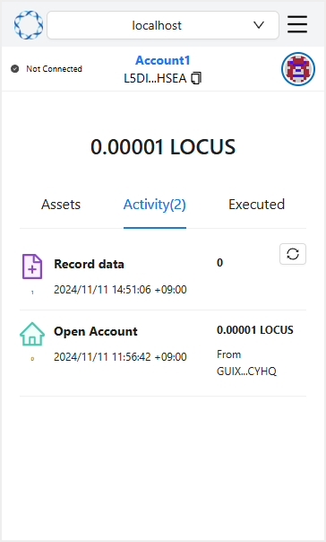 Check recorded data in list